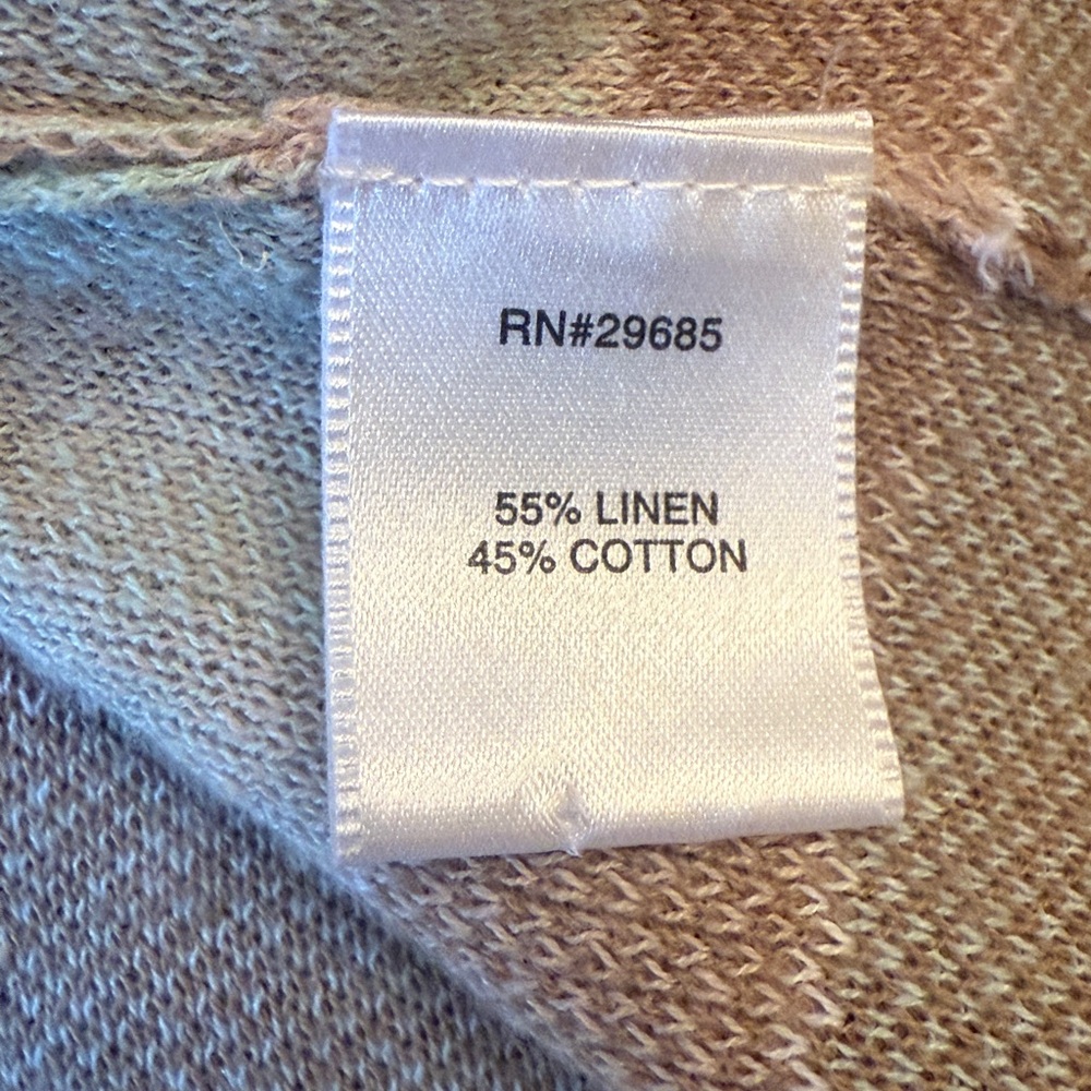 ✨ Pendleton Linen-Cotton Patterned Cardigan Blazer – XL Petite✨ - Picture 11 of 14